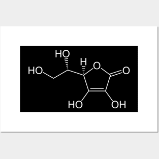 Vitamin C Ascorbic Acid C6H8O6 Posters and Art